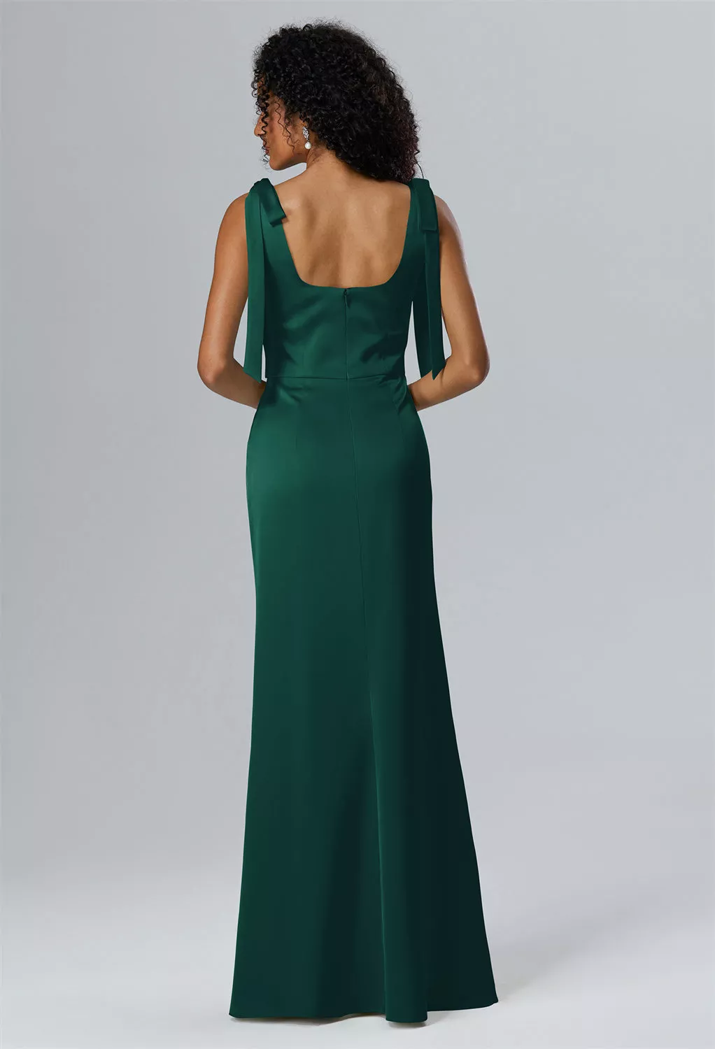 AW Natalie Hunter Green  Plus Size Wedding Guest Dresses